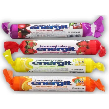 Energit Energit hroznový cukr multivitamin 17 tablet Varianta: třešeň