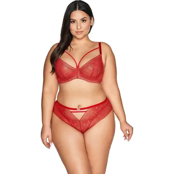 Dámské spodní prádlo Kalhotky Ava 2128 S-3XL červená XL