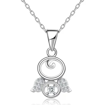 Náhrdelník NUBIS® Stříbrný náhrdelník andělíček - NB-2043