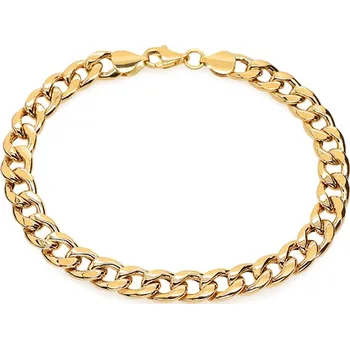 Náramek Zlatý náramek Miami Cuban 7 mm IZ24357 + dárkové balení LUXUS zdarma