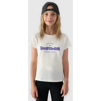 Dívčí oblečení Dívčí tričko 4F 4F šedá 3054761