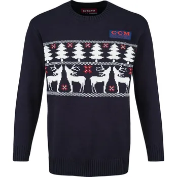 Pánský svetr Pánský svetr CCM Holiday Ugly Sweather Navy S