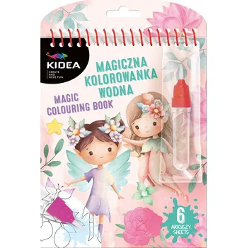 omalovánky Paper Design Omalovánka vodová A5/6 archů Víly Kidea