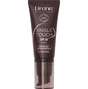 Přípravek na opalování Lirene Single Touch SPF50 hydratační krycí báze 02 Natural 30ml