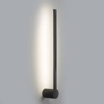 Lampička Koupelnové nástěnné svítidlo Forlight LED Passeggio Nova, 60 cm, černé - Ø nástěnného držáku 6,3 cm černá, opálová 1 x 11,2 W LED - Doprava zdarma