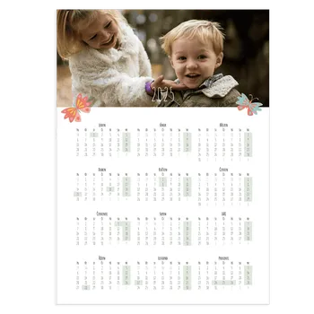 Fotokalendář Roční fotokalendář A4 motiv kytičky