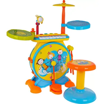 Hudební nástroj pro děti Dětská bicí souprava s klávesami Happy Band