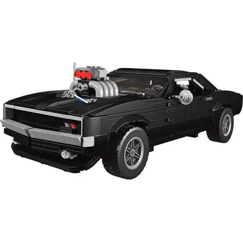 ostatní stavebnice Stavebnice černého sportovního auta