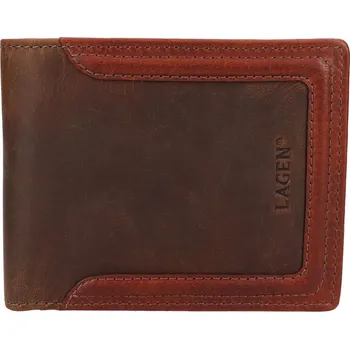 Peněženka Pánská kožená peněženka Lagen Alvéro - hnědá