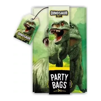 Party dekorace Party taštičky - dino 3ks
