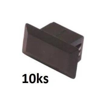 Rozvaděč OEM Záslepka do optické vany SC - simplex, plastová, černá - 10 ks ZASLOPTSC-10X
