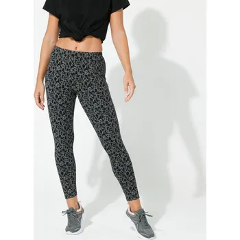 Dámské legíny Legíny s grafickým potiskem černá 42/44