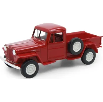 Welly 1947 Jeep Willys pickup 1:34 červený