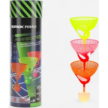 Badmintonový košíček PERFLY Badmintonové míčky Feenixx Nite 530 X3 na hru ve tmě