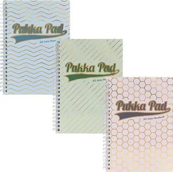 Pukka Pad Spirálový sešit Haze Jotta, mix vzorů, A5, linkovaný, PUKKA PAD 9868(AST)-HZE 394755