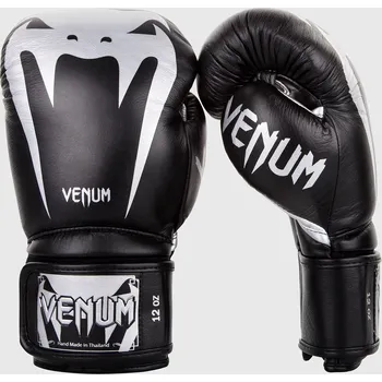Boxerské rukavice Boxerské rukavice Giant 3.0 - kůže Nappa černo/stříbrné VENUM vel. 12 oz