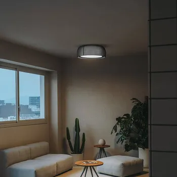 LEDS-C4 LED stropní svítidlo Gong, šedé, 2 700 K, Ø 61,2 cm šedá LED 34,7 W celkem - Doprava zdarma