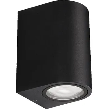 Lampička LEDS-C4 Venkovní nástěnné svítidlo Eko Single, černé, šířka 7 cm, hliník černá 1 x 8 W LED - Doprava zdarma