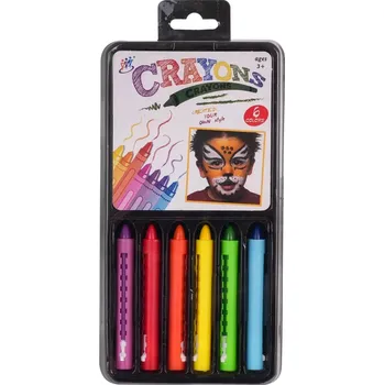 Pastelka Sada na malování obličeje – voskové pastelky, 6 barev