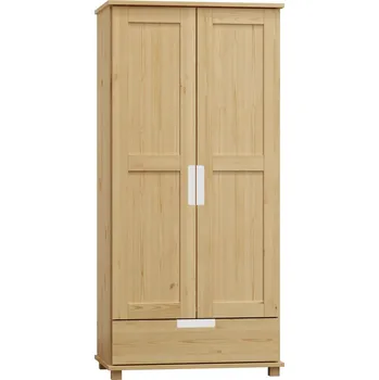 Šatní skříň Skříň z masivu borovice Thorax 90/190/60 cm