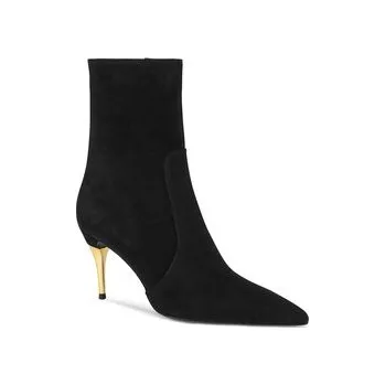 Dámské kozačky Polokozačky Gino Rossi IVY-116209 Černá 41