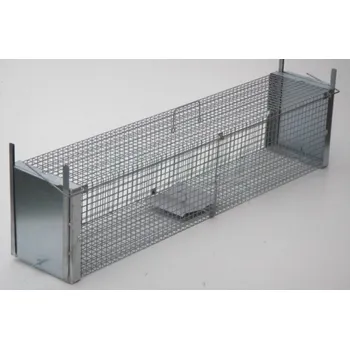 Zvířecí past Past sklápěcí velká - mladé lišky, kuny, kočky - 120 cm