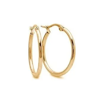 Náušnice Prosperk Náušnice kruhy zlaté tenké Průměr náušnic kroužky: 6cm
