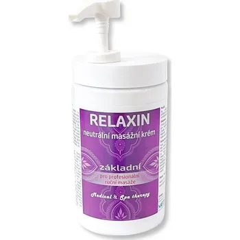 Masážní přípravek MEDISTAR CZ RELAXIN L - masážní krém 700 g dávkování: Bez pumpy