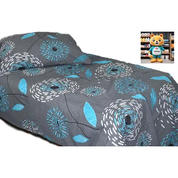 Povlečení Krepové povlečení na zip, barva Grafitová, 140x200 cm