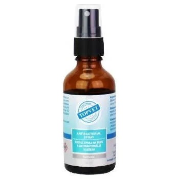 Dezinfekce Spray na ruce antibakteriální - hedvábí TOPVET 50ml