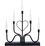 Solight 1V280 vánoční LED dekorace, kovový svícen