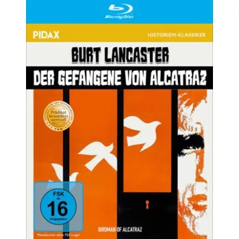 Blu-ray film Der Gefangene von Alcatraz, 1 Blu-ray: USA – John Frankenheimer,Burt Lancaster,Karl Malden,Thelma Ritter (DE)
