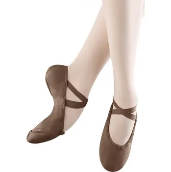 Dámská sálová obuv Bloch,Pump - piškoty s rozdělenou podrážkou S0277L, hnědá 39 D