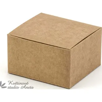 Svatební dekorace Krabička přírodní