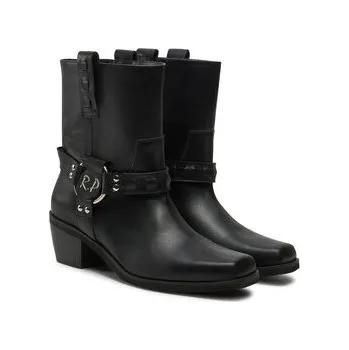 Dámské kozačky Polokozačky R.Polański 1920 Černá 39