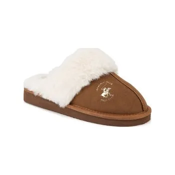 Dámské pantofle Bačkory Beverly Hills Polo Club WFA3417-1 Hnědá 38