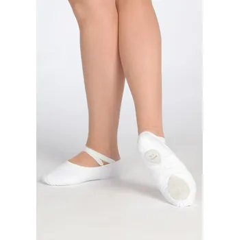 Dámská sálová obuv Bloch,Pump - piškoty s rozdělenou podrážkou S0277L, bílá 36 C