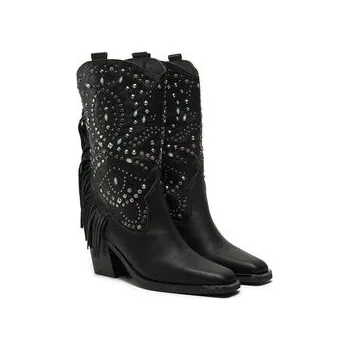 Dámská obuv Polokozačky Alma En Pena I240524 Černá 37