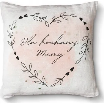 Dekorativní polštářek Pohodlný dekorativní polštář s s potiskem Premium 40x40 - Pro milovanou maminku