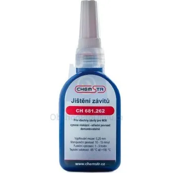 Průmyslové lepidlo Lepidlo na závity CH 681.262, CHEMSTR 250 g, barva červená, balení 1 ks