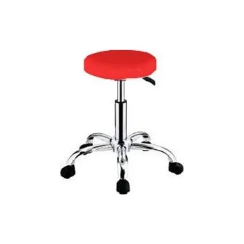 Taburet Taburet červený na kolečkách