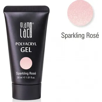 Umělé nehty GlamLac Polyacryl Gel Sparkling Rosé 30-60ml 30ml: 30ml