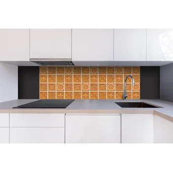 Obklad DIMEX | Dibond za kuchyňskou linku DBW-18060-080 | 180 x 60 cm | Starobylé kachličky + Dibond deska za kuchyňskou linku DIMEX v rozměru 180 x 60 cm, motiv Starobylé kachličky
