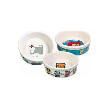 miska pro kočku Miska keramická kočka s motivem mix 200ml 11cm TR