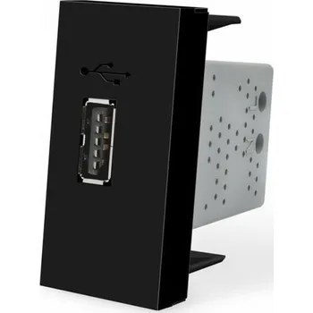 Elektrická zásuvka LIVOLO VL-FCUA-1BP nabíjecí polomodul – černý