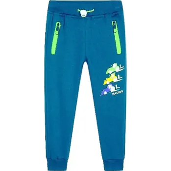 Teplé chlapecké tepláky Kugo JK9552 petrolejové