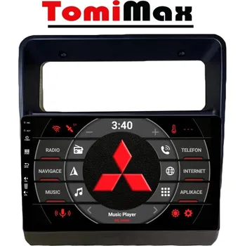 Autorádio TomiMax Mitsubishi Pajero 2 Android 14 autorádio s WIFI, GPS, USB, BT HW výbava: nedostupný - 2K 2000x1200px 8 Core 4GB+64GB - pouze displej D - Model auta: Mitsubishi Pajero 2 1991-1999, Velikost obrazovky: Dotyková obrazovka: 9"