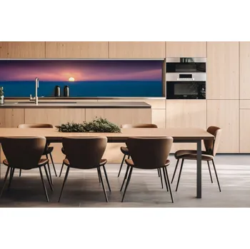 Obklad DIMEX | Dibond za kuchyňskou linku DBW-26060-138 | 260 x 60 cm | Východ slunce + Dibond deska za kuchyňskou linku DIMEX v rozměru 260 x 60 cm, motiv Východ slunce