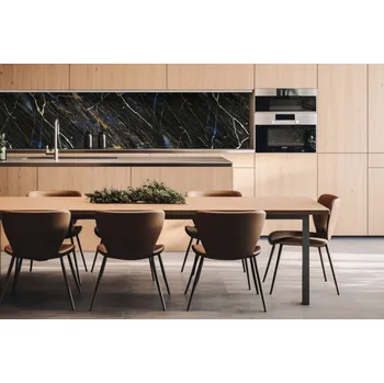 Obklad DIMEX | Dibond za kuchyňskou linku DBW-26060-274 | 260 x 60 cm | Textura tmavého mramoru + Dibond deska za kuchyňskou linku DIMEX v rozměru 260 x 60 cm, motiv Textura tmavého mramoru