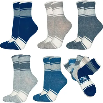 Pánské ponožky 5x PONOŽKY DĚTSKÉ CHLAPECKÉ pro mládež velikost 34-36 PONOŽKY